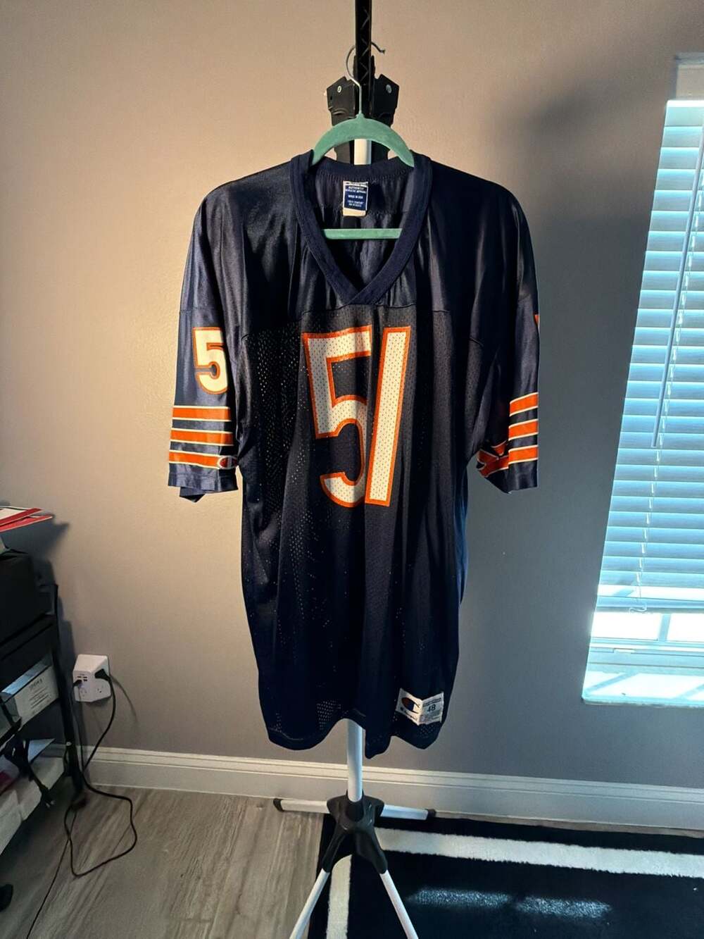 Vintage Champion Chicago Bears #51 Butkus Throwback Jersey Size 48